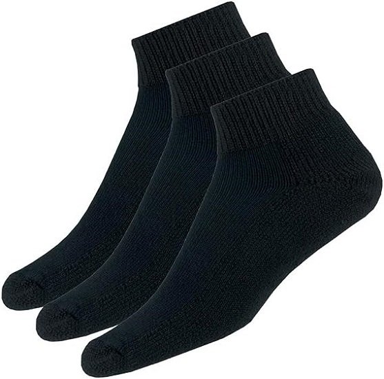 Mens Cushion Golf Ankle Socks - 3 Pairs