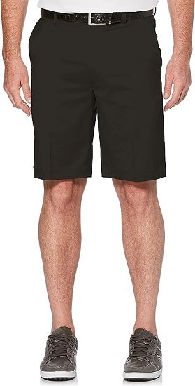 Men's Flat Front Golf Shorts with Active Waistband