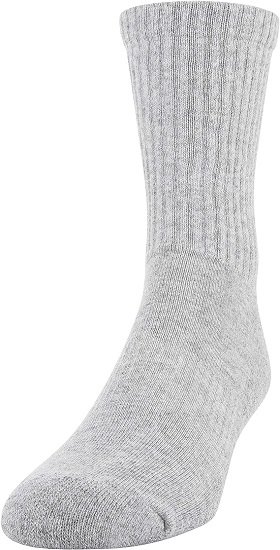 Men's Cotton Crew Socks, 10-pairs